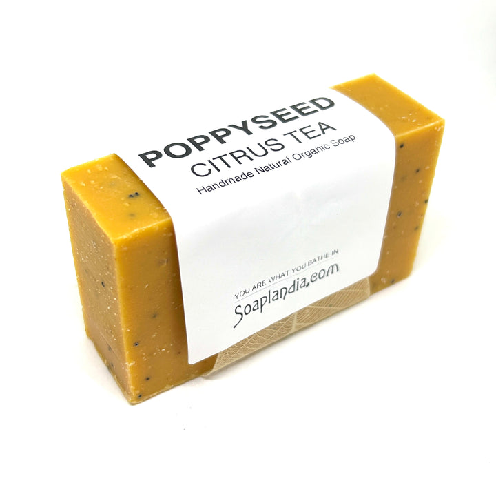 Citrus Poppyseed Bar Soap, Organic