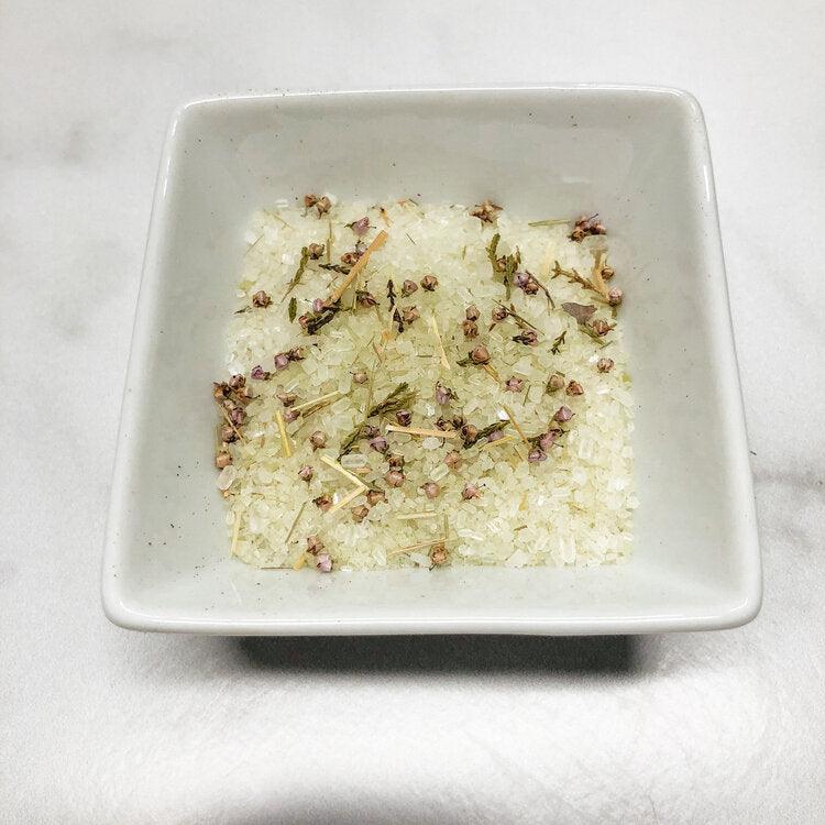 Pacific Petrichor Tea Infused Bath Salts Image.