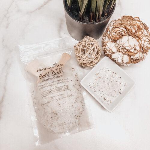 Woodland Beach Tea Infused Bath Salts