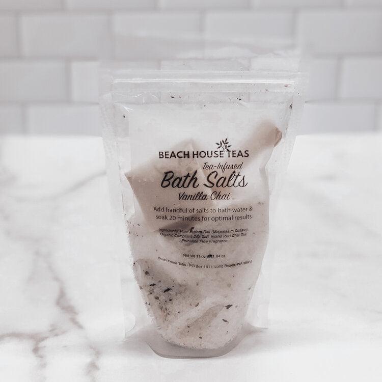 Vanilla Chai Tea Infused Bath Salts Bag
