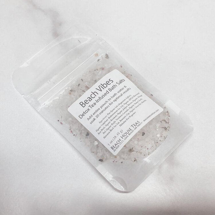 Beach Vibes Detox Tea-Infused Bath Salts Bag