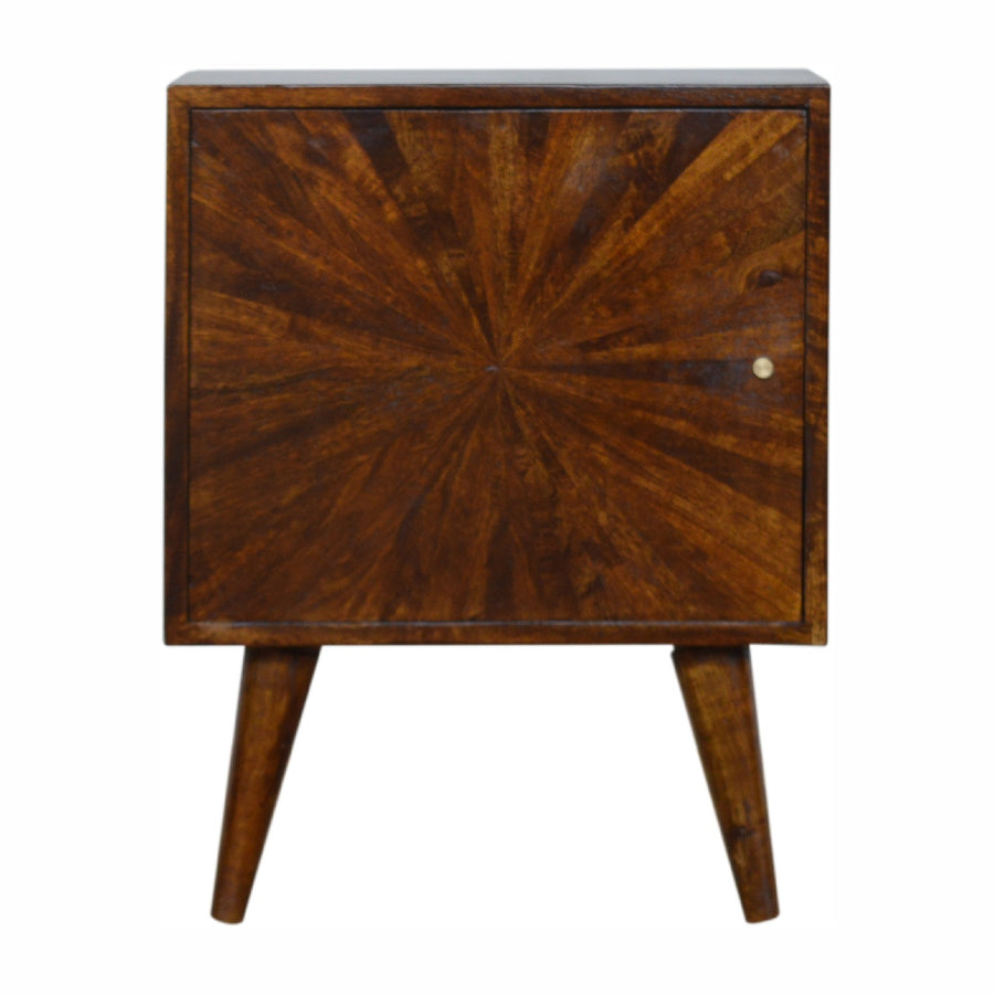 Chestnut Sunrise Door Nightstand