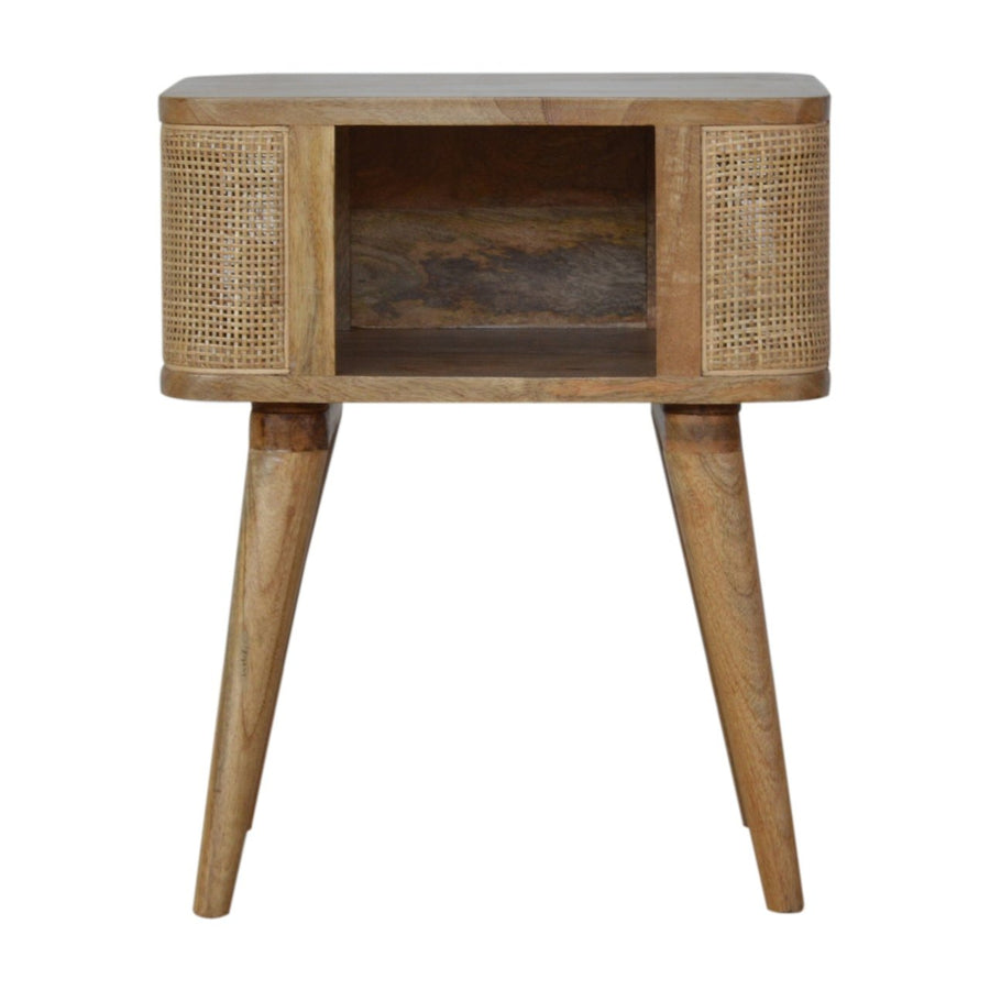 Close-knit Open Slot Nightstand