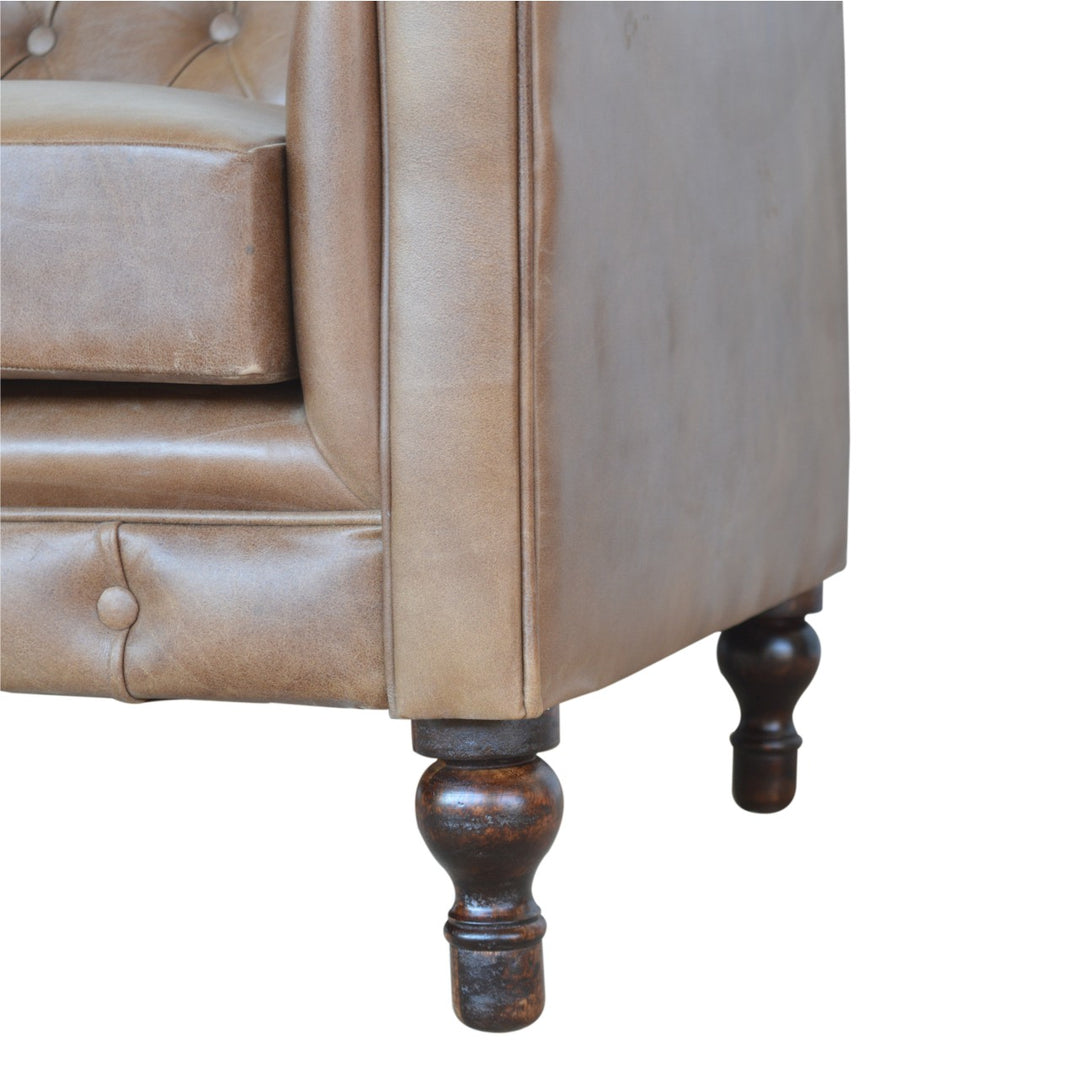 Buffalo Leather Chesterfield Photo 5