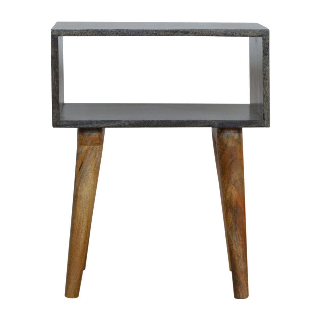 Carbon Black Open Nightstand