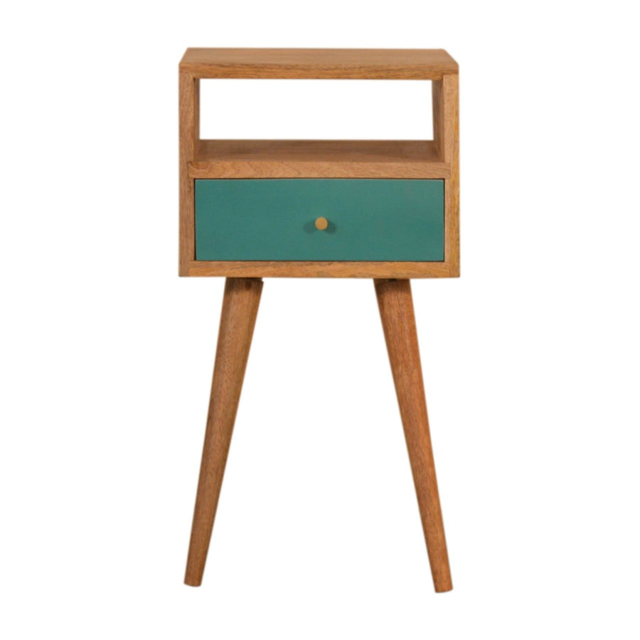 Mini Teal Hand Painted Nightstand