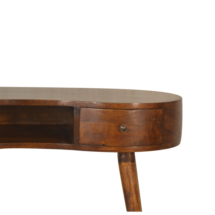 Chestnut Rounded Writing Desk Photo 4