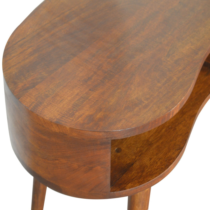 Chestnut Rounded Writing Desk Photo 5