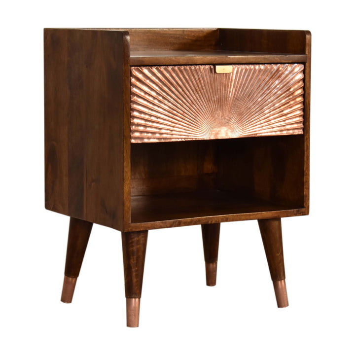 Manila Copper 1 Drawer Nightstand Photo 2