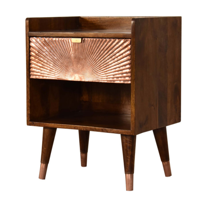 Manila Copper 1 Drawer Nightstand Photo 3