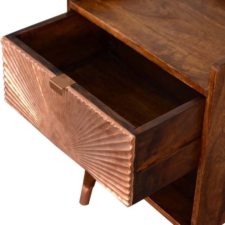 Manila Copper 1 Drawer Nightstand Photo 6