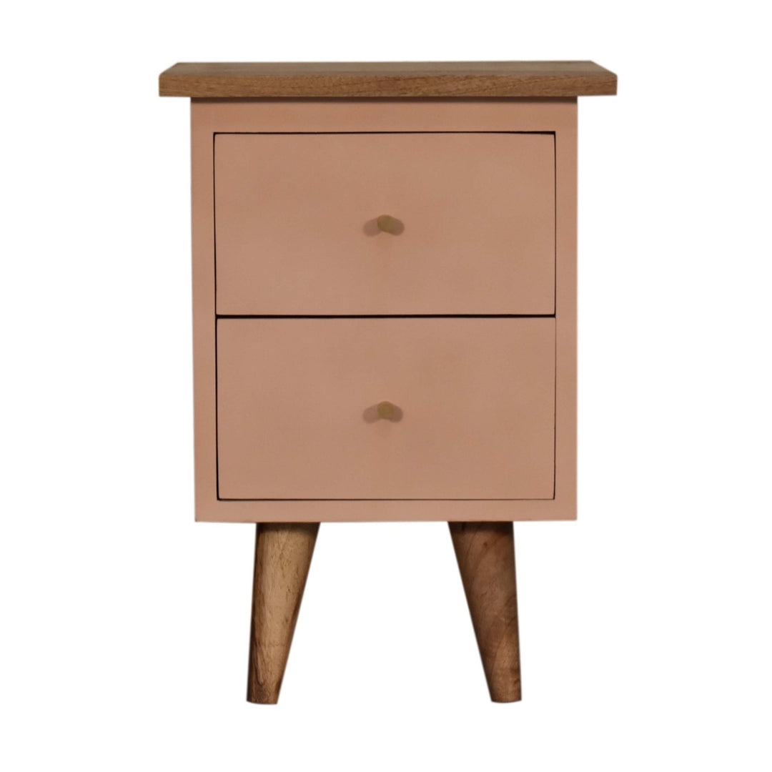 Blush Pink Hand Painted Nightstand