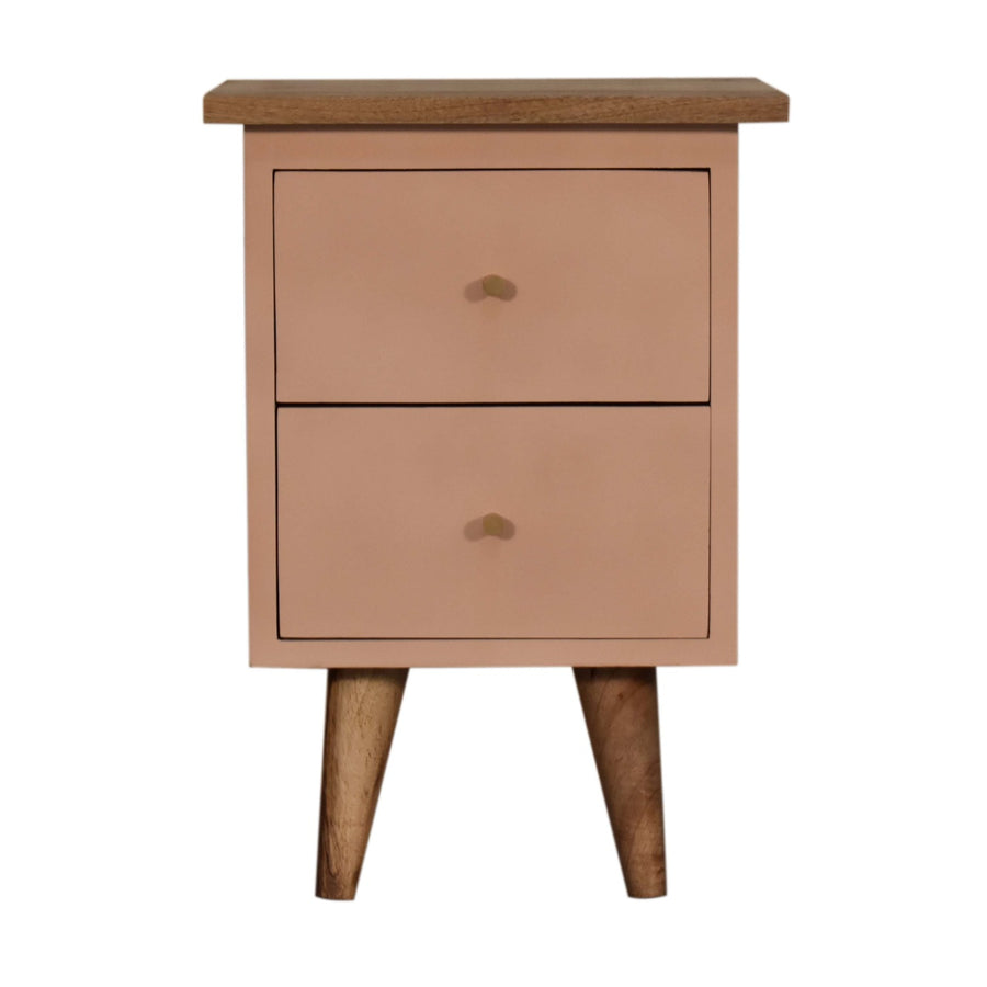 Blush Pink Hand Painted Nightstand