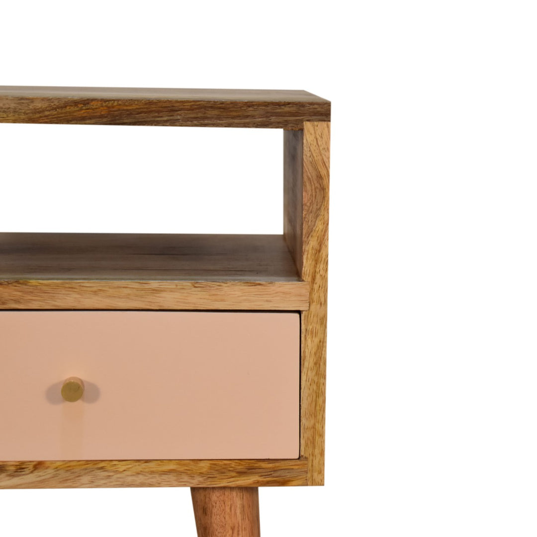 Mini Blush Hand Painted Nightstand Photo 4