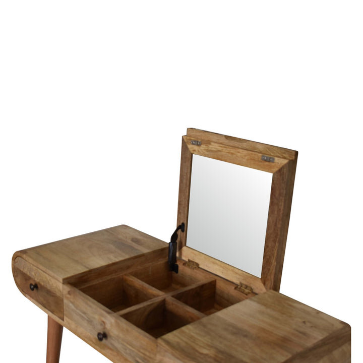 Oak-ish Round Dressing Table Photo 6