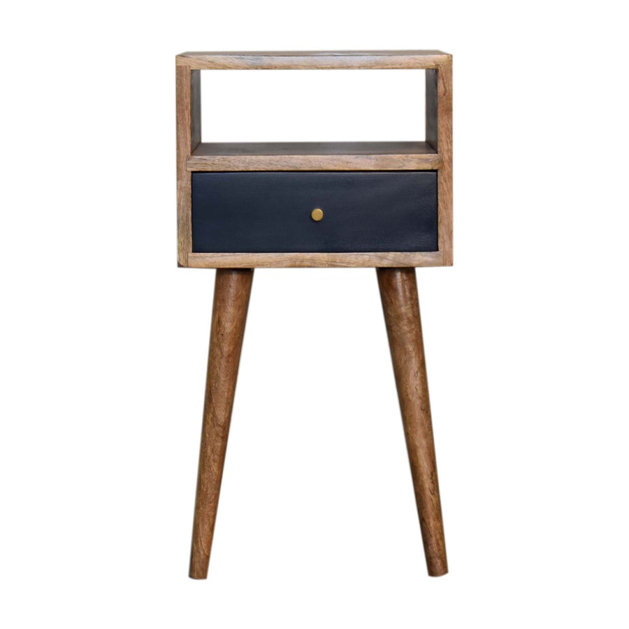 Mini Navy Blue Hand Painted Nightstand