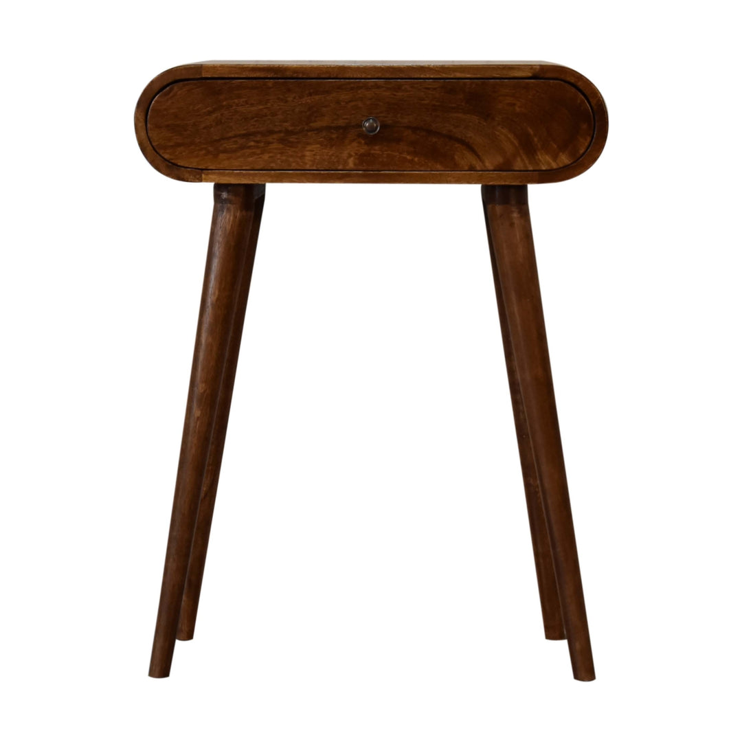 Mini Round Chestnut Console Photo 2