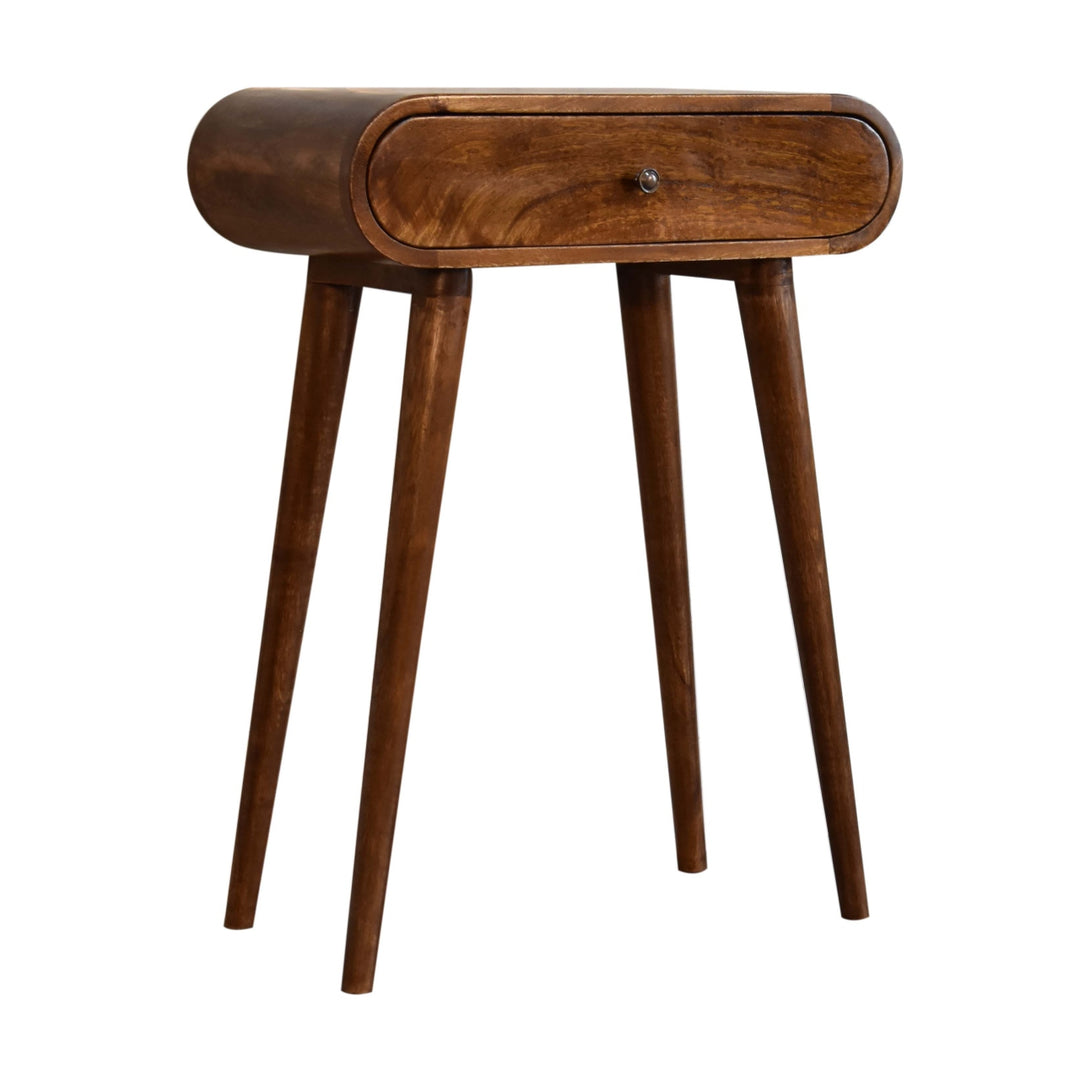 Mini Round Chestnut Console Photo 4