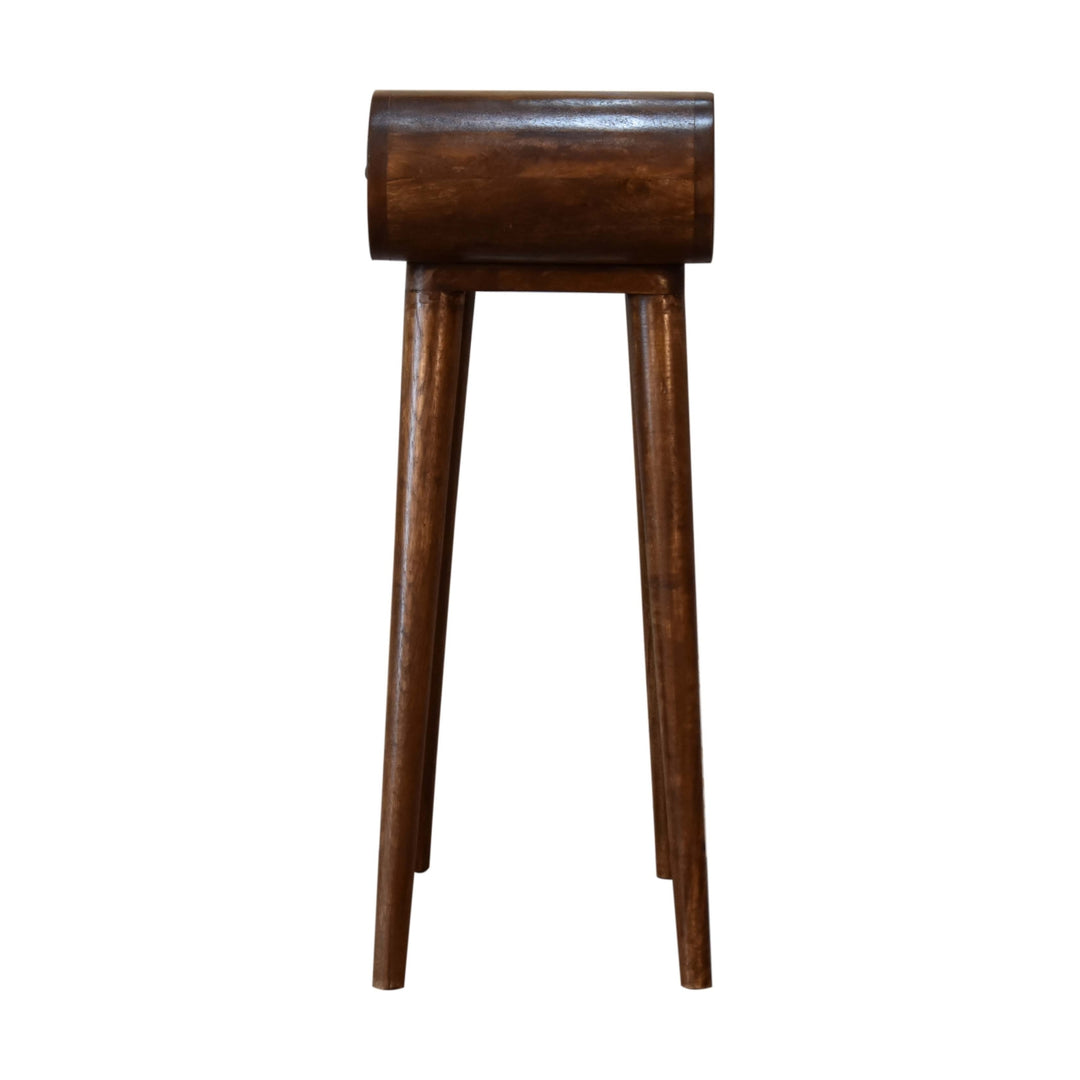 Mini Round Chestnut Console Photo 9