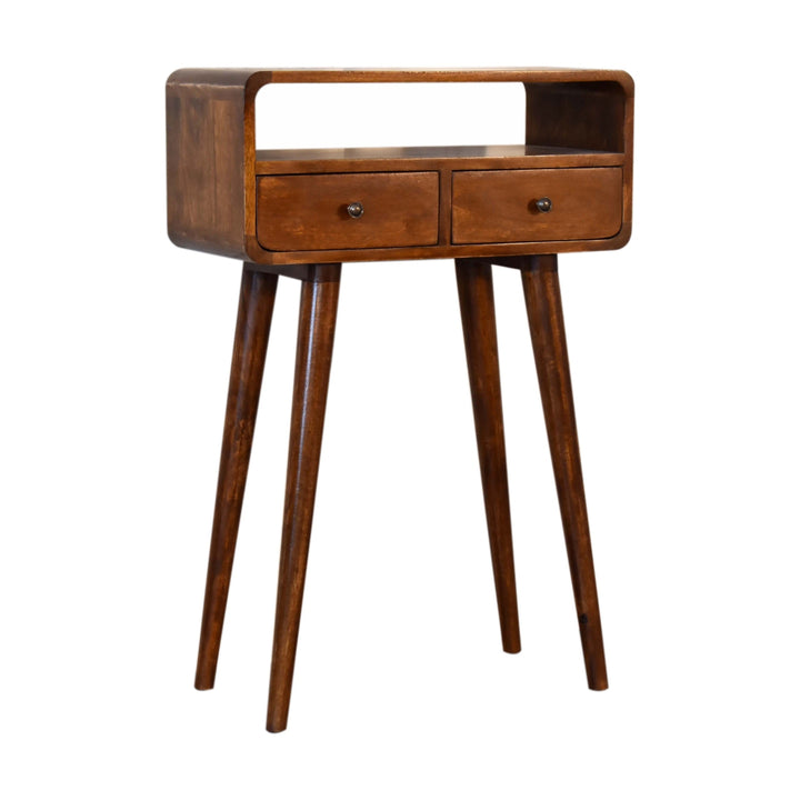 Mini Chestnut Console Table Photo 3