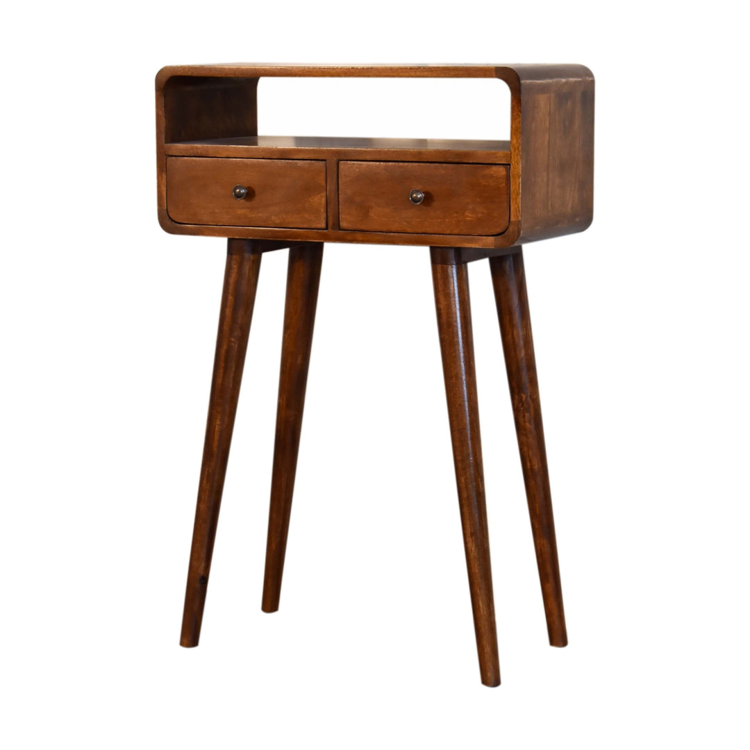 Mini Chestnut Console Table Photo 4