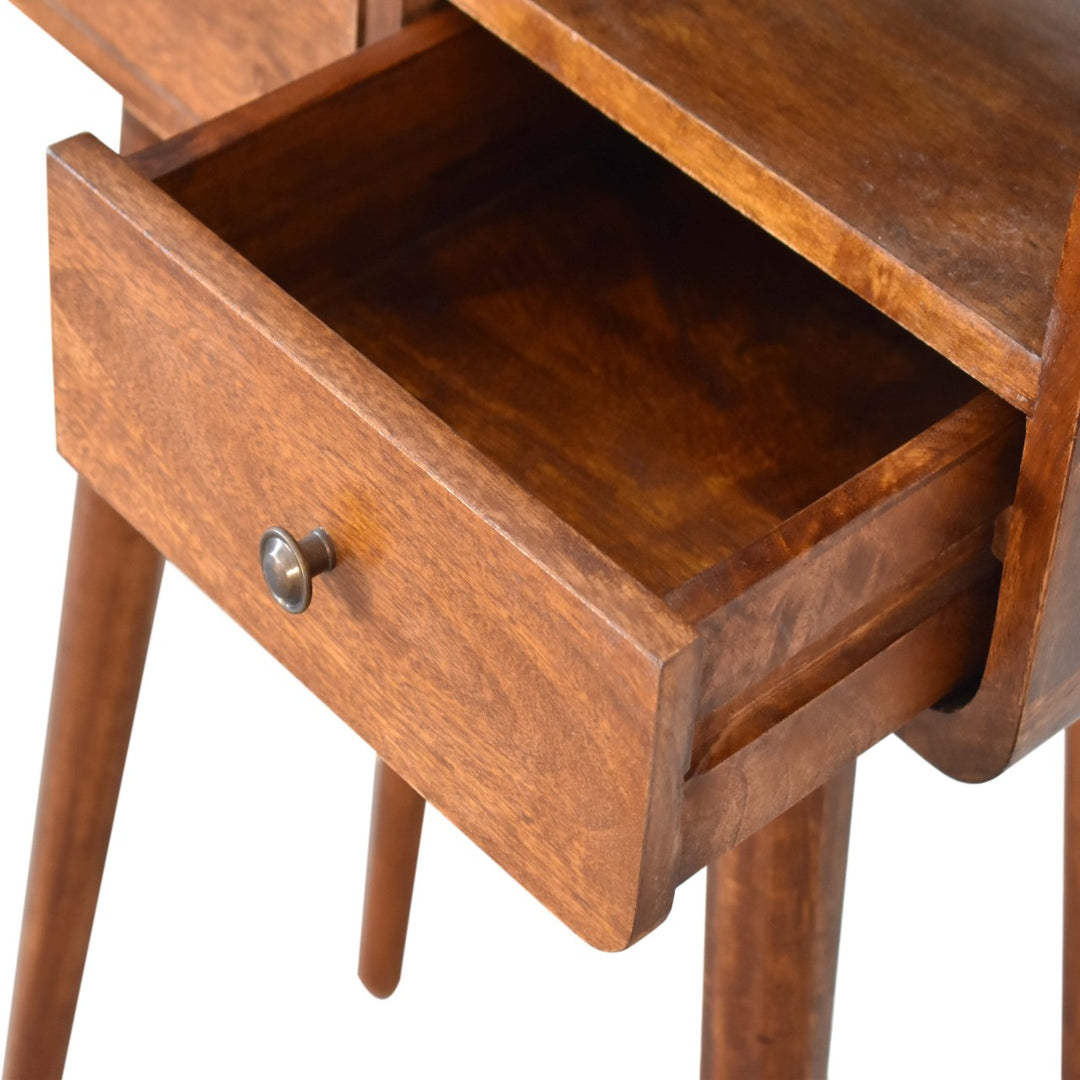 Mini Chestnut Console Table Photo 8