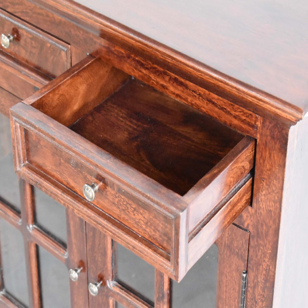 Large Cherry Glazed Sideboard Photo 7