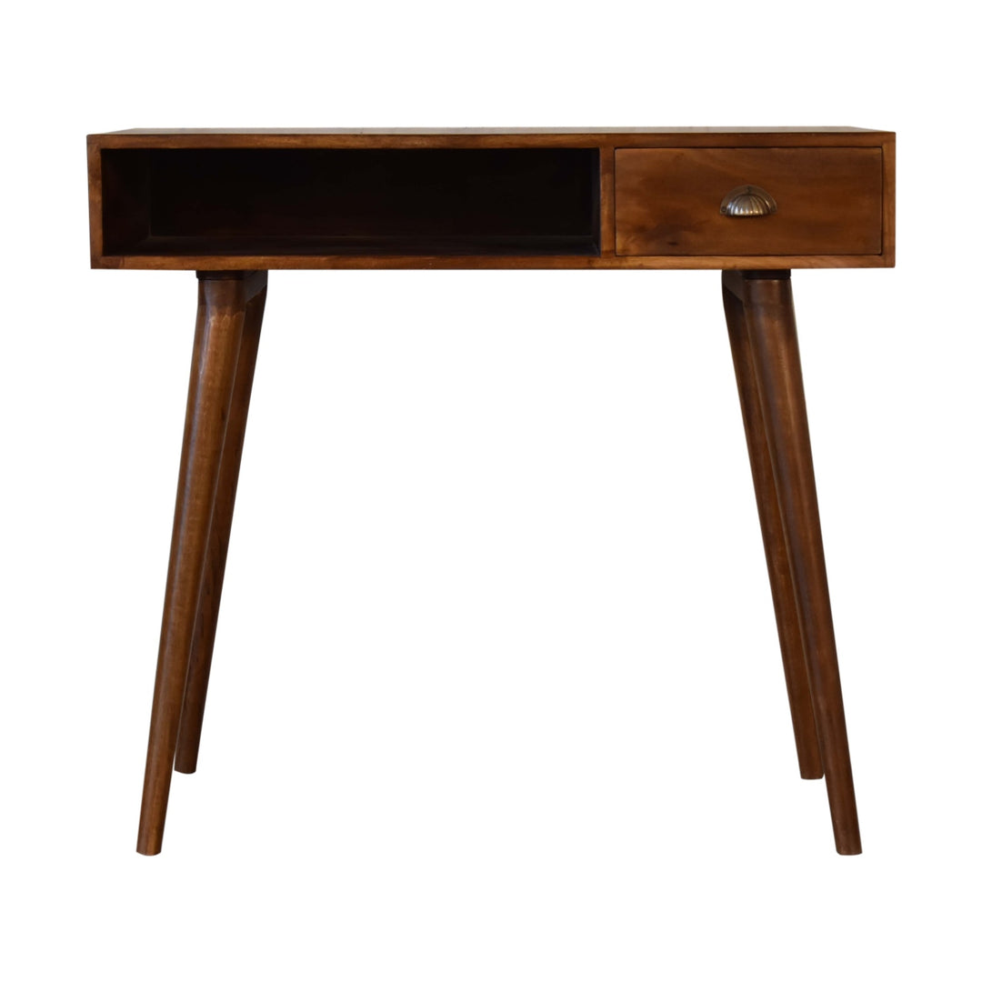 Chestnut Open Slot Writing Desk