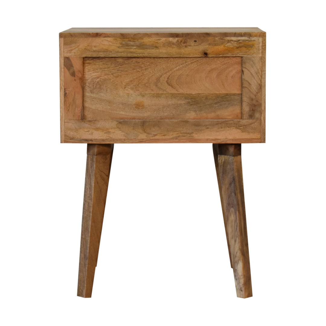 Bone Inlay Scandi Nightstand Photo 9