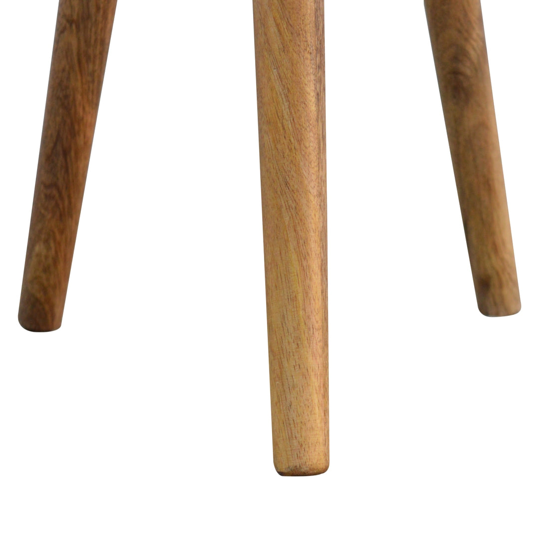 Bone Inlay Tripod Stool Photo 6