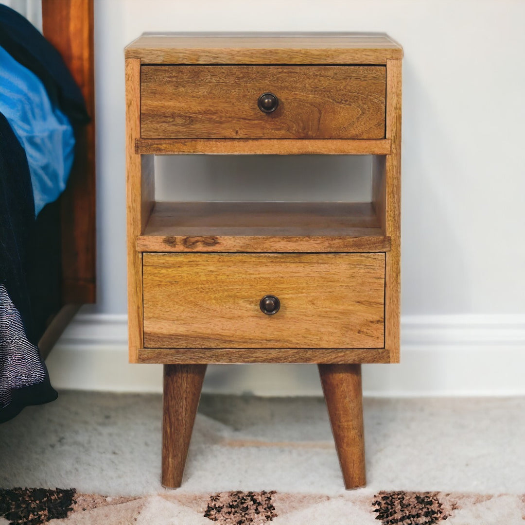 Mini Classic Multi Oak-ish Nightstand Photo 11