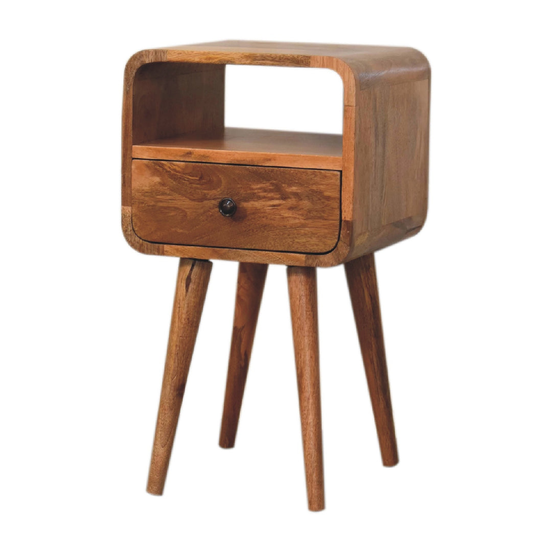 Mini Oakish Curve Open Nightstand Photo 4