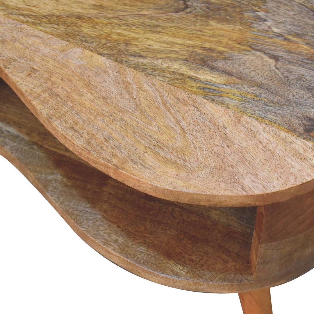 Oak-ish Wave Coffee Table Photo 7