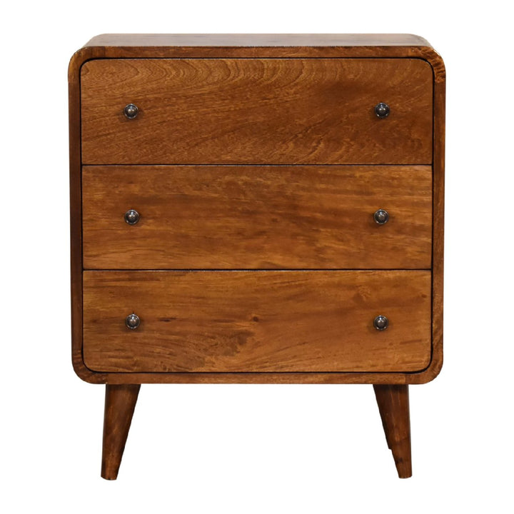 Mini Curved Chestnut Chest Photo 2