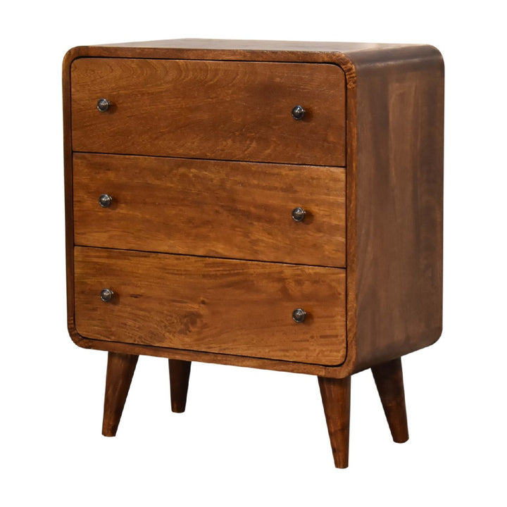 Mini Curved Chestnut Chest Photo 3