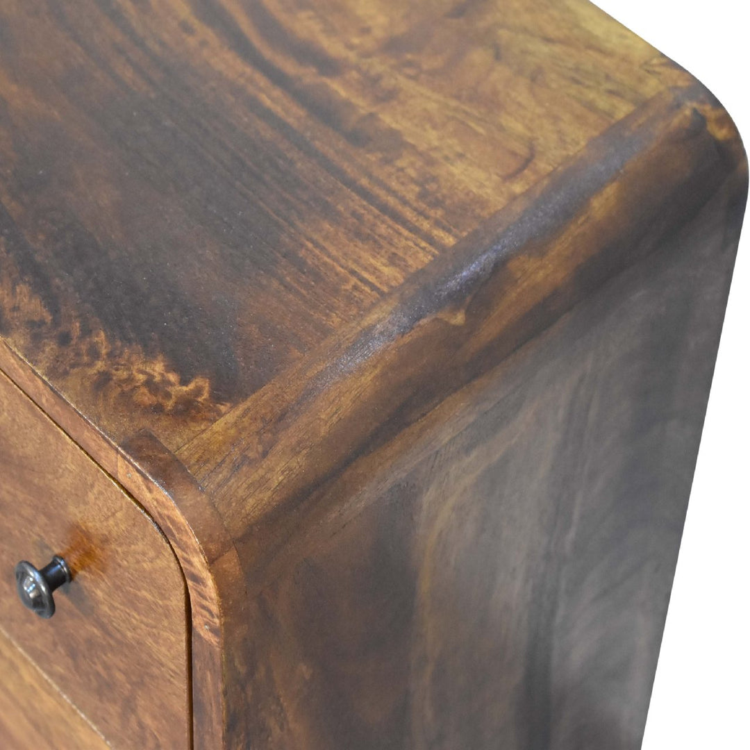 Mini Curved Chestnut Chest Photo 6