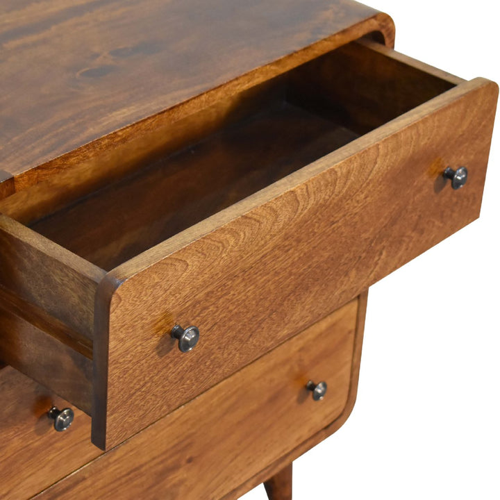 Mini Curved Chestnut Chest Photo 7