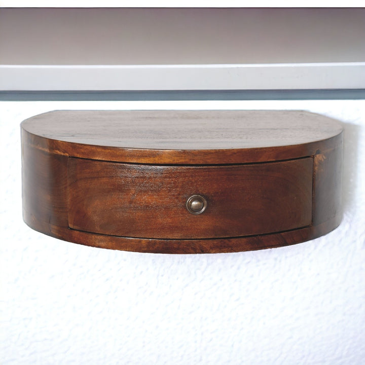 Lunar 1 Drawer Floating Nightstand Photo 11