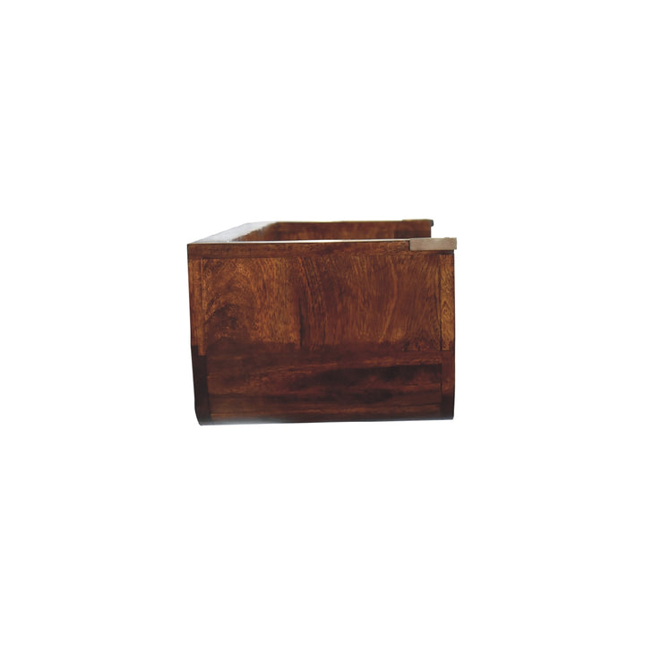 Indira Chestnut Floating Console Photo 9