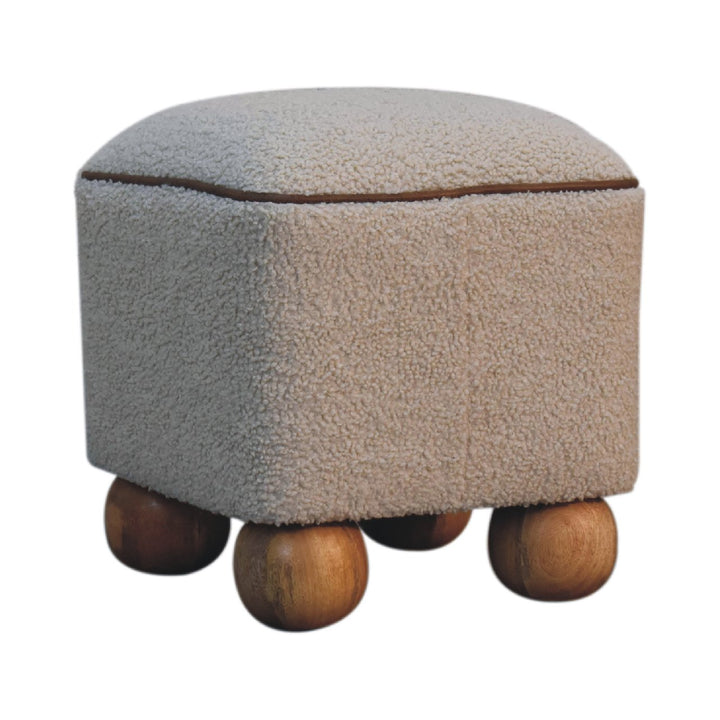 Serenity Footstool with Ball Feet Photo 3