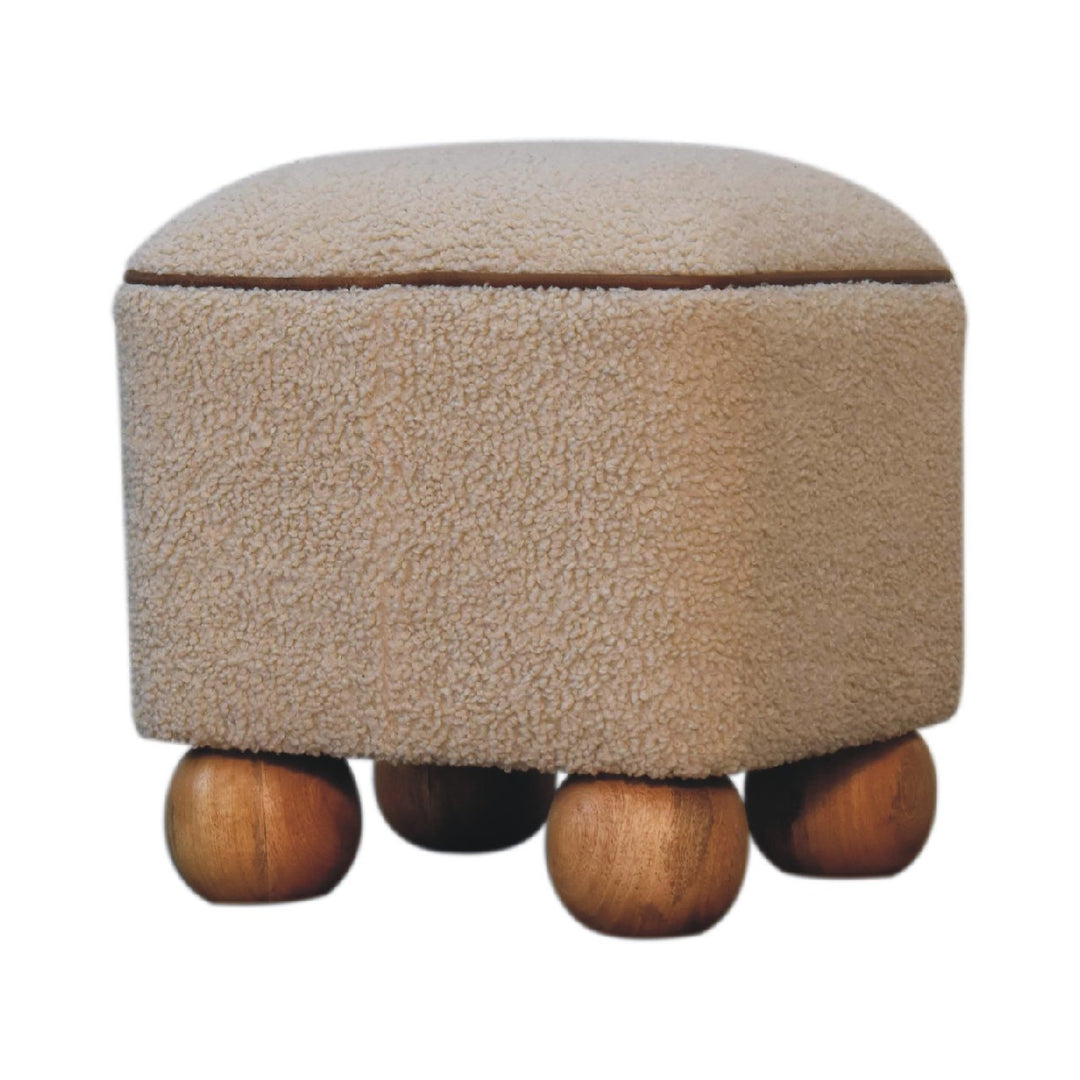 Serenity Footstool with Ball Feet Photo 4