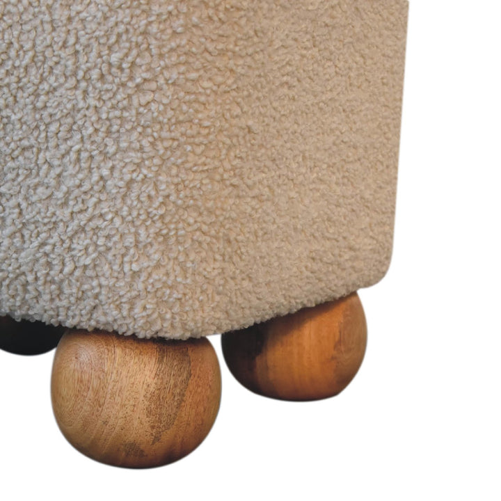 Serenity Footstool with Ball Feet Photo 8