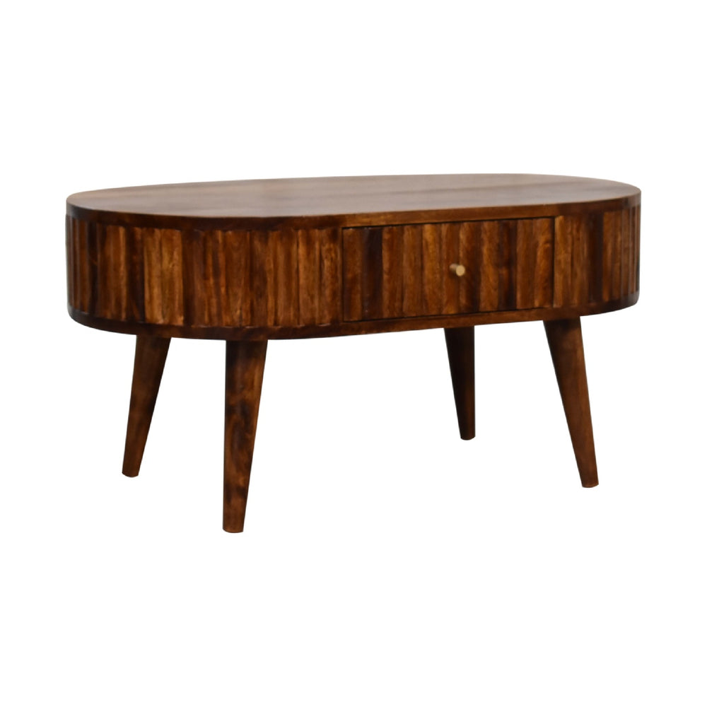 Stripe Chestnut Coffee Table Photo 2