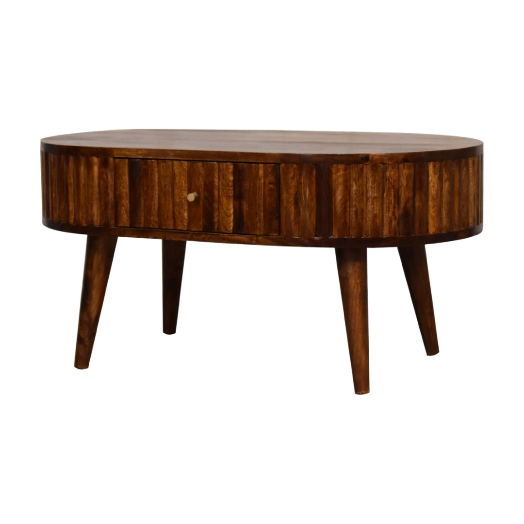 Stripe Chestnut Coffee Table Photo 3