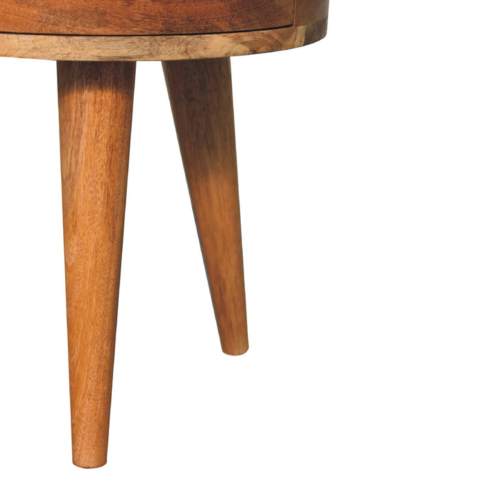 Odyssey Oak-ish Tripod Nightstand Photo 7