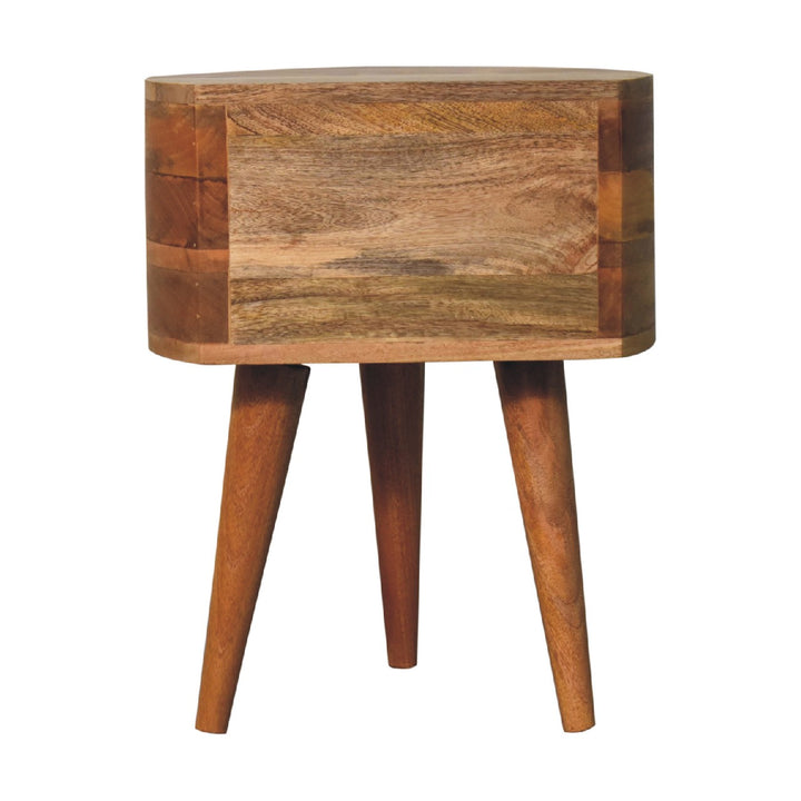 Odyssey Oak-ish Tripod Nightstand Photo 9