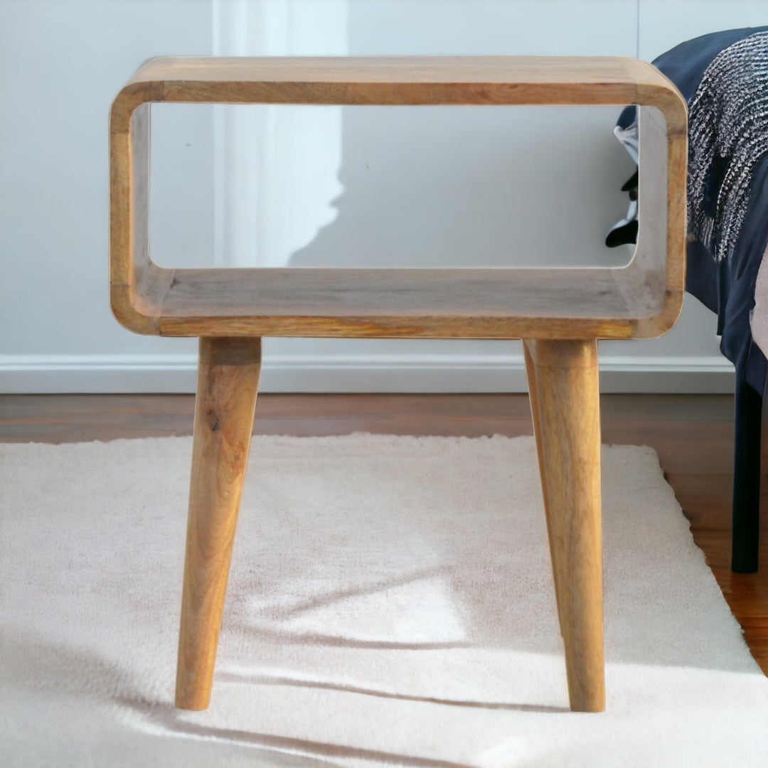 Curved Open Nightstand Photo 11