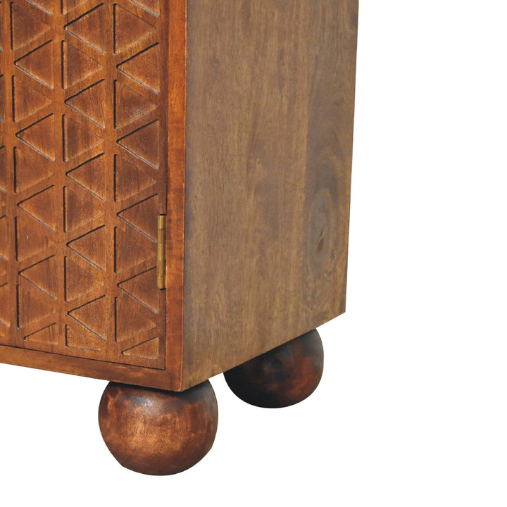 Chestnut Dice Cabinet Photo 7