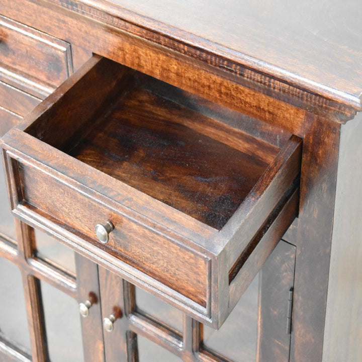 Light Walnut Glazed Sideboard Photo 6