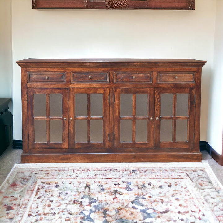 Light Walnut Glazed Sideboard Photo 10